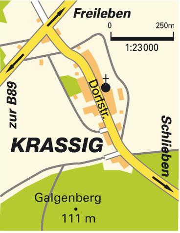 Map Krassig, Brandenburg, Germany. Maps and directions at hotmap.