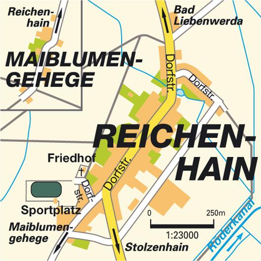 Map Reichenhein, Brandenburg, Germany. Maps and directions at hotmap.