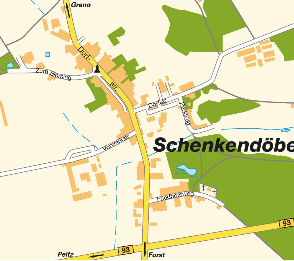 Map Schenkendöbern, Brandenburg, Germany. Maps and directions at hotmap.
